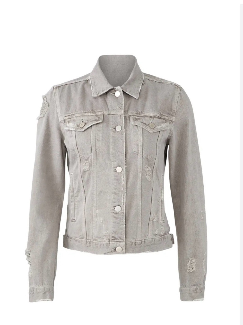 J brand Distressed Denim Jacket